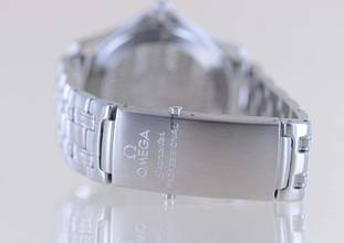 Thumbnail von Omega Seamaster Diver 300 M Electric Blue Dial Schwertzeiger Quartz rar 36 mm Unisex