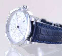 Thumbnail von Zenith Elite Dual Time Grande Elite Dual Time Power Reserve 44mm Dresswatch silver Dial Automatic B+P