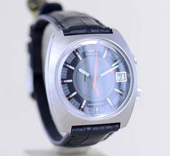 Thumbnail von Omega Memomatic Seamaster Memomatic Alarm Automatic Cal. 980 Vintage Klassiker grey Dial Steel rar