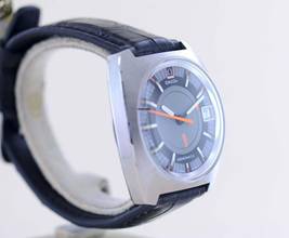 Thumbnail von Omega Memomatic Seamaster Memomatic Alarm Automatic Cal. 980 Vintage Klassiker grey Dial Steel rar