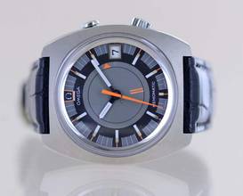 Thumbnail von Omega Memomatic Seamaster Memomatic Alarm Automatic Cal. 980 Vintage Klassiker grey Dial Steel rar