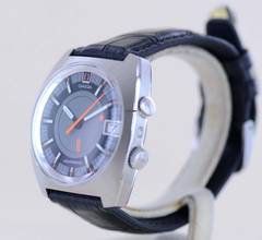 Thumbnail von Omega Memomatic Seamaster Memomatic Alarm Automatic Cal. 980 Vintage Klassiker grey Dial Steel rar