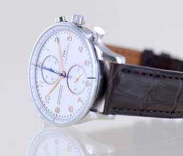 Thumbnail von IWC Portuguese Portugieser Rattrapante Doppelchronograph 41mm Klassiker Handaufzug