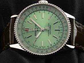 Thumbnail von Breitling Navitimer Ref.A17395361L1P1 Bj.2026 Full Set Ungetragen Navitimer Automatic Green Dial