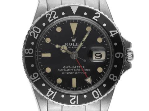  Rolex GMT-Master Ref.1675 1968 Box&Beschreibung Original Vintage Unpoliert GMT Master 