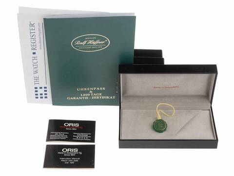  Oris Wrist Alarm Ref.418-7451-63 Bj.1992 Full Set sehr gut Vintage Wrist Alarm 