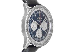 Thumbnail von Breitling Navitimer 1 B01 Chronograph Ref.AB0139631C1P1 Bj.2026 Full Set Ungetragen Navitimer B01 Chronograph Diamanten Krokoleder Faltschließe
