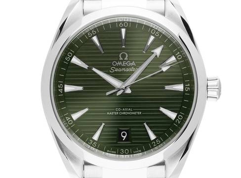  Omega Seamaster Aqua Terra Ref.220.10.41.21.10.001 2020 Full Set original unpoliert Seamaster Aqua Terra 150M Green Dial 