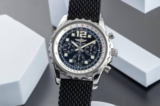  Breitling Chronospace Automatic Chronograph Automatik Edelstahl Ref. A23360 B&P 2011 