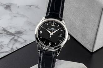  Jaeger-LeCoultre Master Control Date Stahl Automatik Ref. Q1548470 176.8.40.S Papiere 
