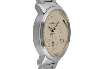 Thumbnail von Glashütte Original PanoReserve Stahl Herrenuhr Ref.1-65-01-22-12-71