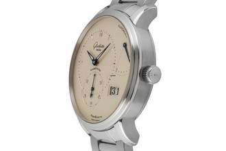 Thumbnail von Glashütte Original PanoReserve Stahl Herrenuhr Ref.1-65-01-22-12-71