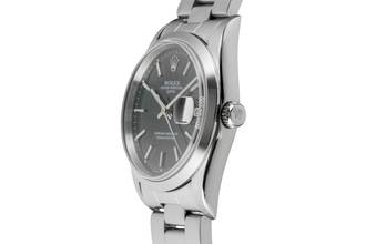 Thumbnail von Rolex Oyster Perpetual Date 34 Black Dial Oyster Stahl Automatik Herrenuhr Ref. 15200 W-Serie