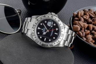 Thumbnail von Rolex Explorer II Black Dial Edelstahl Automatik Herrenuhr Ref. 16570 P-Serie