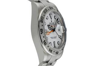Thumbnail von Rolex Explorer II White Dial Oyster Edelstahl Automatik Herrenuhr Ref 216570 B&P