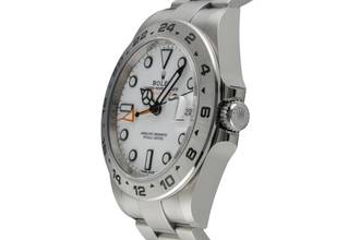 Thumbnail von Rolex Explorer II White Dial Oyster Edelstahl Automatik Herrenuhr Ref 216570 B&P