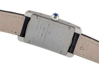 Thumbnail von Cartier Tank Américaine SM Stahl Quarz Damenuhr Ref. WSTA0043 4274