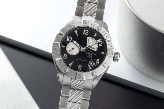  Zenith Defy Stahl Automatik Herrenuhr Ref 03.0516.685/21.M516 Box & Papiere 2008 