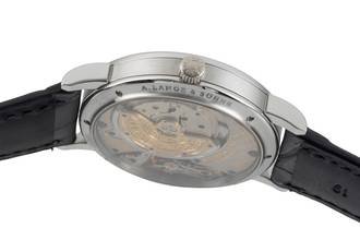 Thumbnail von A. Lange & Söhne Langematik Sax-O-Mat 950 Platin Automatik Herrenuhr Ref 308.025