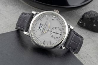 Thumbnail von A. Lange & Söhne Langematik Sax-O-Mat 950 Platin Automatik Herrenuhr Ref 308.025