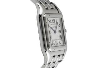 Thumbnail von Cartier Panthère Large Edelstahl Quarz Herrenuhr Ref. WSPN0011 Papiere