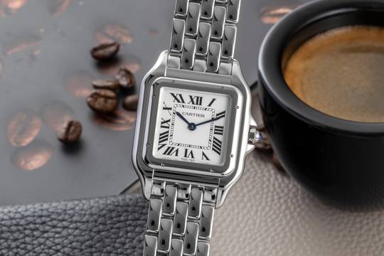  Cartier Panthère Large Edelstahl Quarz Herrenuhr Ref. WSPN0011 Papiere 