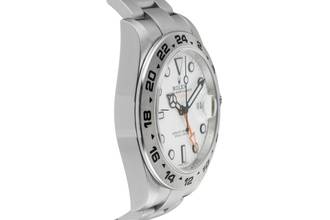 Thumbnail von Rolex Explorer II White Dial Oyster Edelstahl Automatik Ref 216570 B&P 2021