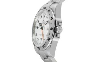 Thumbnail von Rolex Explorer II White Dial Oyster Edelstahl Automatik Ref 216570 B&P 2021