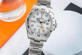 Thumbnail von Rolex Explorer II White Dial Oyster Edelstahl Automatik Ref 216570 B&P 2021
