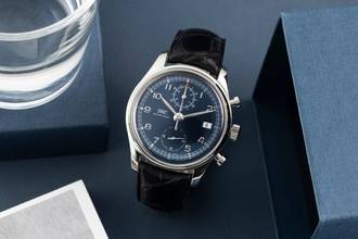 Thumbnail von IWC Portugieser Chronograph Classic Laureus Flyback Stahl Automatik Ref IW390406