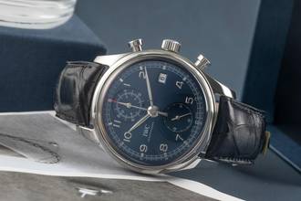 Thumbnail von IWC Portugieser Chronograph Classic Laureus Flyback Stahl Automatik Ref IW390406
