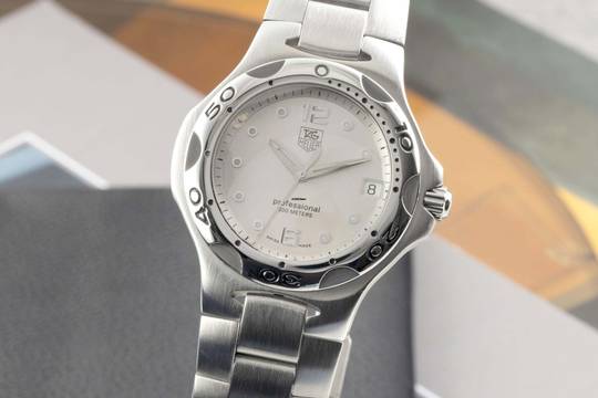  TAG Heuer Kirium Edelstahl Silver Dial Quarz Herrenuhr Ref. WL111E 