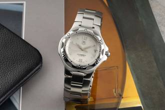 Thumbnail von TAG Heuer Kirium stainless steel silver dial quartz men's watch ref. WL111E