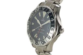Thumbnail von Omega Seamaster GMT Stahl Automatik Herrenuhr Ref. 2234.50.00 Papiere 2008