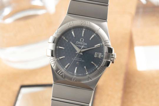  Omega Constellation Ladies Stahl Automatik Herrenuhr Ref. 123.10.35.20.03.002 B&P 2022 