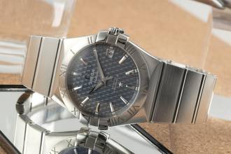 Thumbnail von Omega Constellation Ladies Stahl Automatik Herrenuhr Ref. 123.10.35.20.03.002 B&P 2022