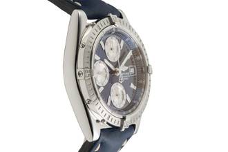 Thumbnail von Breitling Chronomat Blue Dial Automatik Herrenuhr Ref. A13352 Klassiker