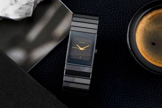 Thumbnail von Rado Ceramica Diastar Ceramica Keramik / Titan Quarz Damenuhr Ref. 111.0348.3