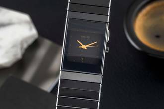 Thumbnail von Rado Ceramica Diastar Ceramica Keramik / Titan Quarz Damenuhr Ref. 111.0348.3