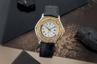 Thumbnail von Ebel Voyager World Time Stahl / Gold Automatik Herrenuhr Ref. 1124913