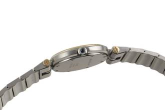 Thumbnail von Cartier Santos Ronde Vendome Lady Stahl / Gold White Dial Damen Ref. 8191