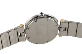 Thumbnail von Cartier Santos Ronde Vendome Lady Stahl / Gold White Dial Damen Ref. 8191