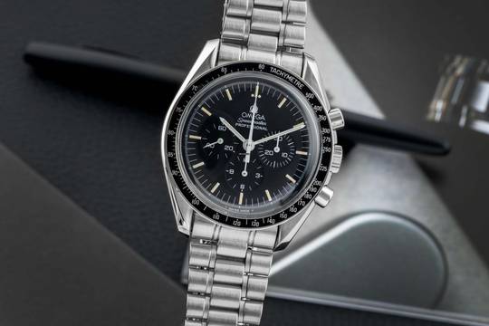  Omega Speedmaster Professional Moonwatch Chronograph Stahl Handaufzug Ref. 3590.50.00 B&P 