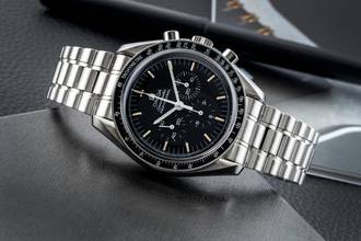 Thumbnail von Omega Speedmaster Professional Moonwatch Chronograph Stahl Handaufzug Ref. 3590.50.00 B&P