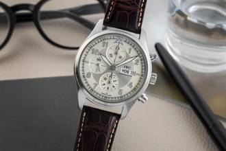  IWC Fliegeruhr Spitfire Chronograph Schaffhausen Fliegeruhr Chronograph Automatik Stahl Ref. IW371702 