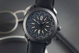  Bulgari Octo Roma Stahl Automatik Roma World Timer Ref. 103764 
