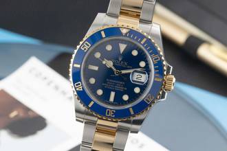 Thumbnail von Rolex Submariner Date Bluesy Stahl / Gold Automatik Herrenuhr 116613LB B&P 2017