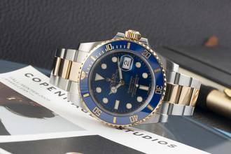 Thumbnail von Rolex Submariner Date Bluesy Stahl / Gold Automatik Herrenuhr 116613LB B&P 2017