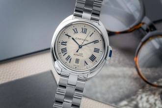 Thumbnail von Cartier Clé de Cartier Automatik Edelstahl Herrenuhr Ref. WSCL0007 B&P 2019
