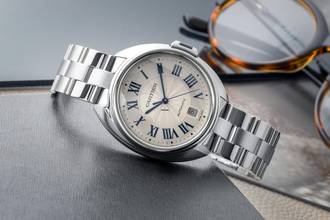 Thumbnail von Cartier Clé de Cartier Automatik Edelstahl Herrenuhr Ref. WSCL0007 B&P 2019